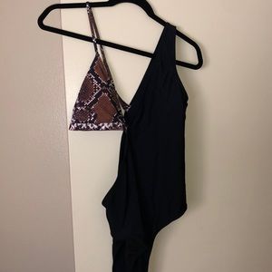 Side cut swim suit- NEVER WORN!!!